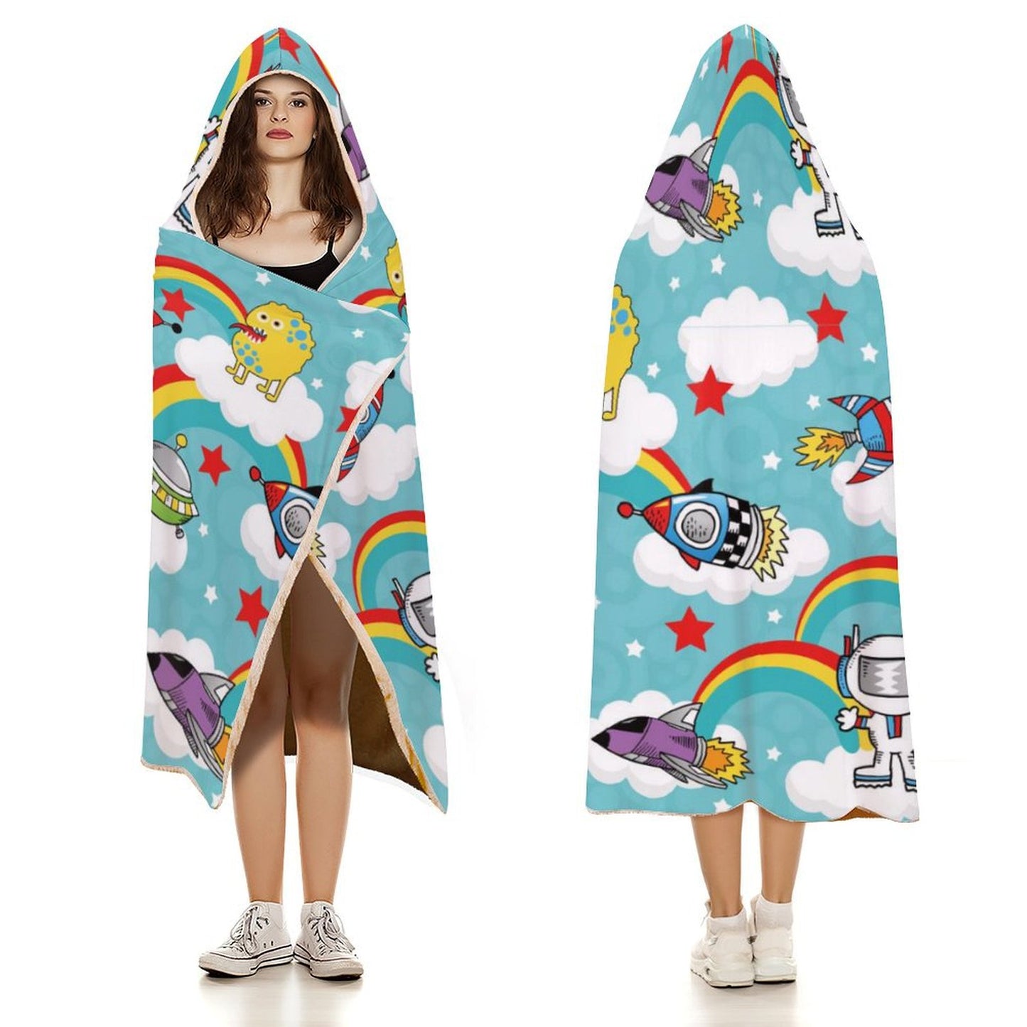 【自分だけの世界へ】写真で作るフード付き“着る毛布”｜冬のぬくぬくギフト