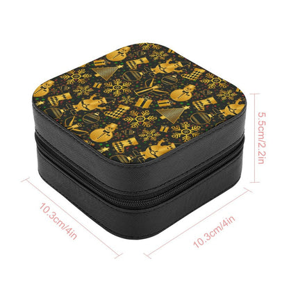 【レザー製】写真でデザインする携帯用ジュエリーボックス｜旅行に便利なオリジナル小物入れ