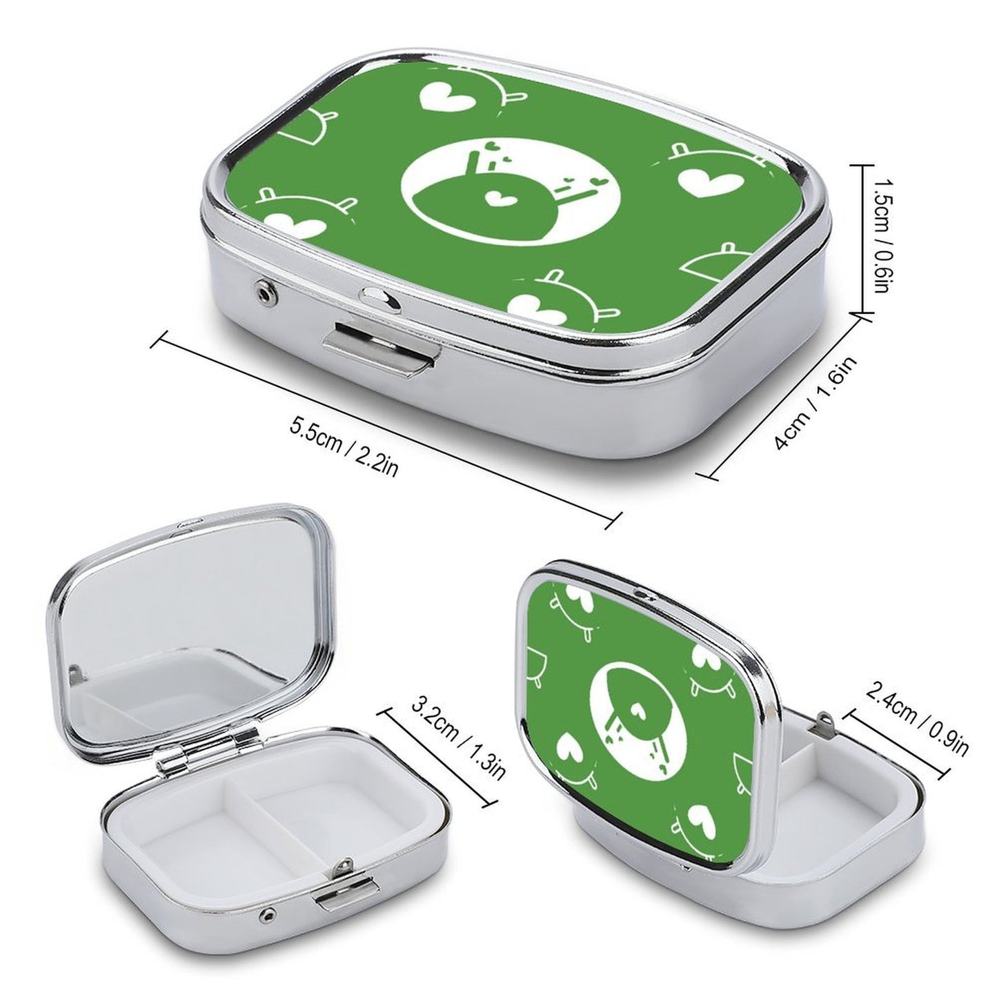 【金属製の上質感】写真で創る、スクエア型オリジナルピルケース｜名入れ・ギフトに