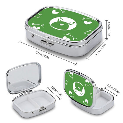 【金属製の上質感】写真で創る、スクエア型オリジナルピルケース｜名入れ・ギフトに