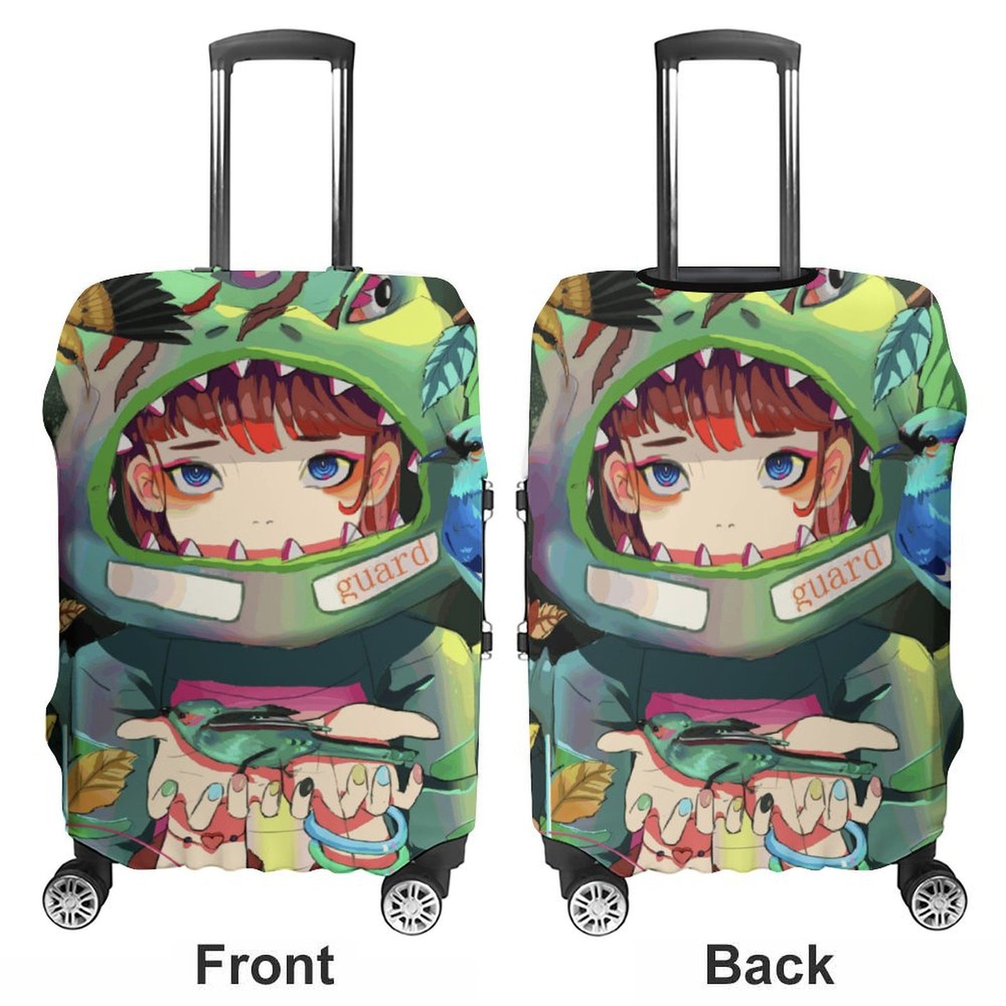 【写真でカスタム】スーツケースカバー オリジナル | 旅行の目印になるキャリーケースカバー