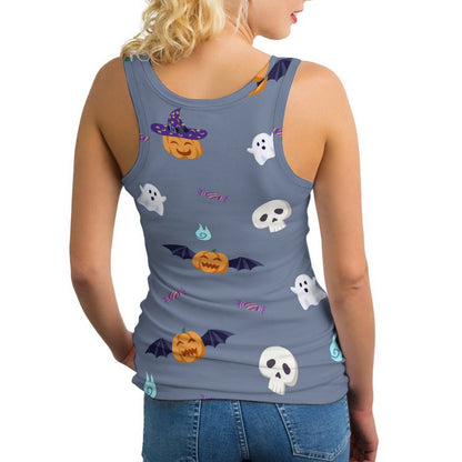 カスタム スポーツタンクトップ | 滑らかミルクシルク素材 | ヨガ・ジム用