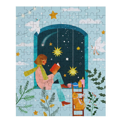 【写真で作る】オリジナル木製ジグソーパズル (縦型) | 35〜1000ピース | 裏面ヒント付きカスタムギフト