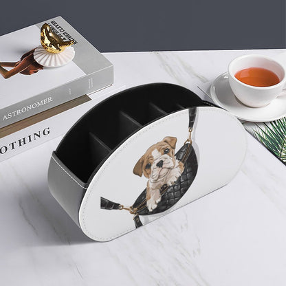 【レザー製】写真で作るオリジナルリモコンラック｜おしゃれな卓上収納・小物入れ