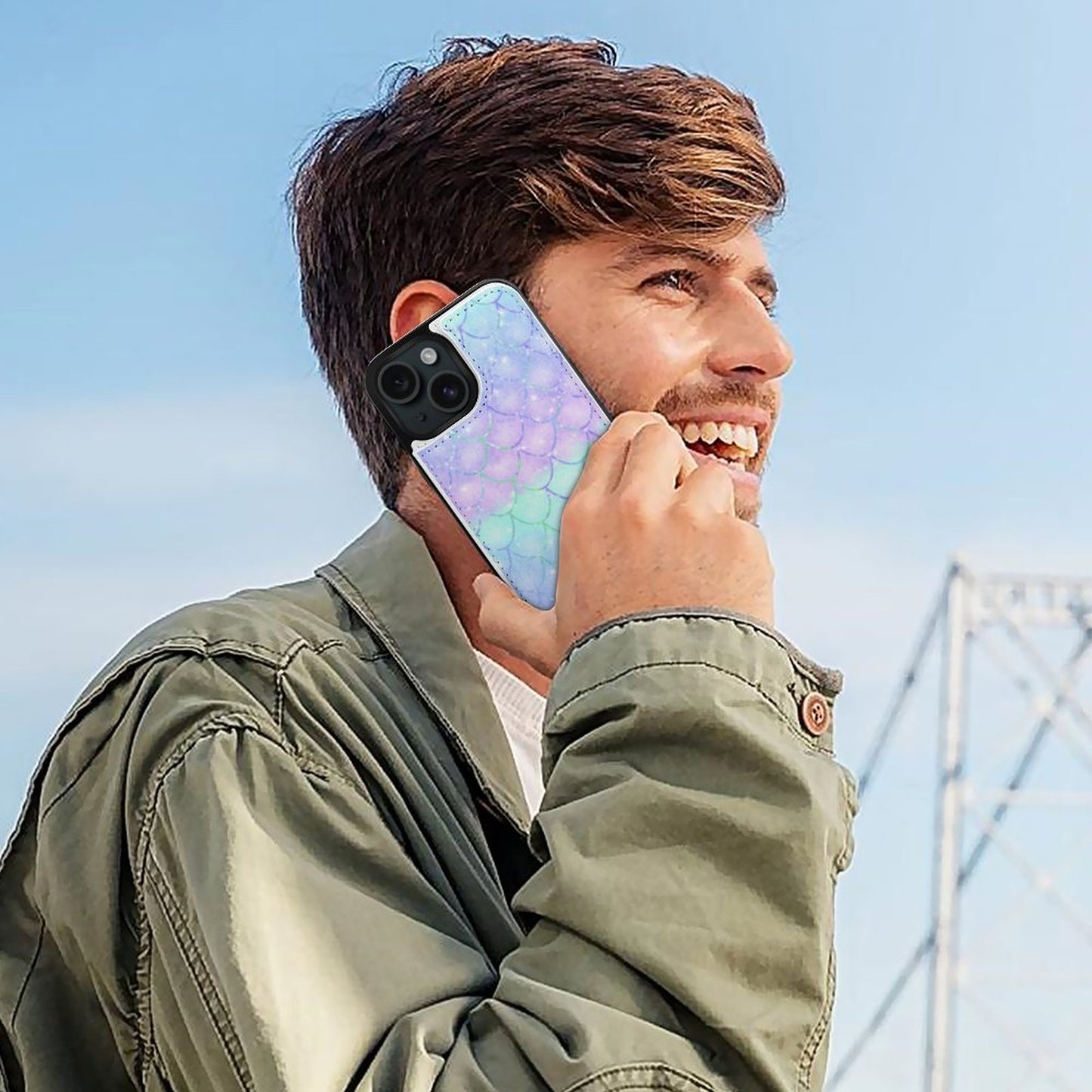 iPhone 15 手帳型ケース オリジナル作成 | 写真プリント＆カード収納 レザーカバー