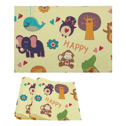 【一枚の、アートな時間】リネン素材で作る、オリジナルランチョンマット