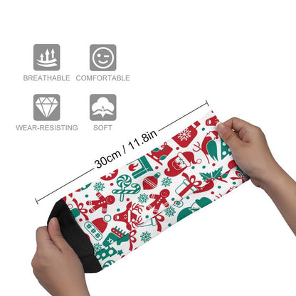 【選べる3サイズ】デザインが際立つフレーム付きカスタムソックス｜おしゃれなオリジナル靴下作成