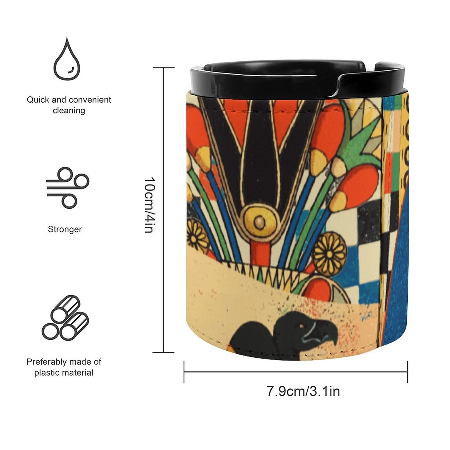 【書斎の品格】名入れ・写真で創るオリジナルレザー灰皿｜上質な大人のギフト