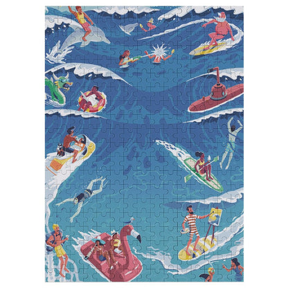 【写真で作る】オリジナル木製ジグソーパズル (縦型) | 35〜1000ピース | 裏面ヒント付きカスタムギフト