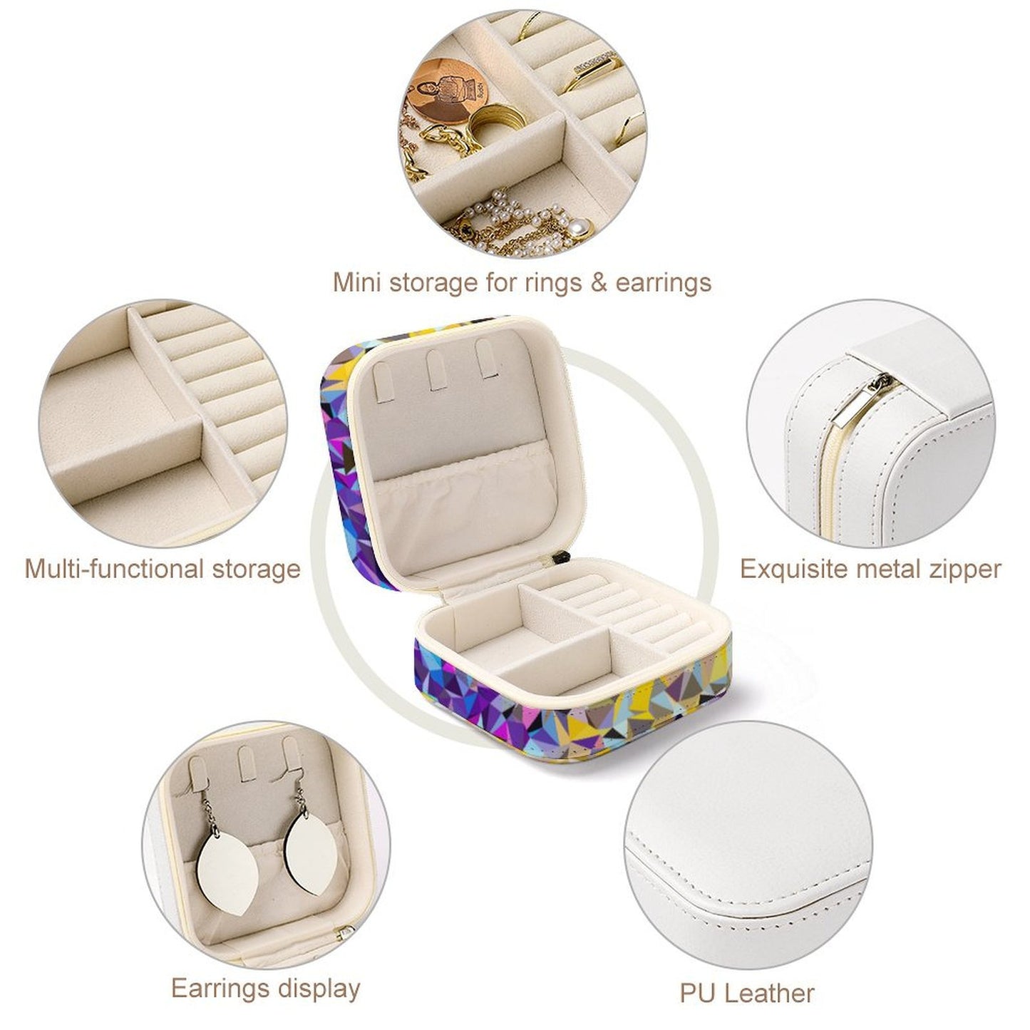 【旅行に最適】写真で作るオリジナルアクセサリーケース｜名入れできる携帯用ジュエリーボックス