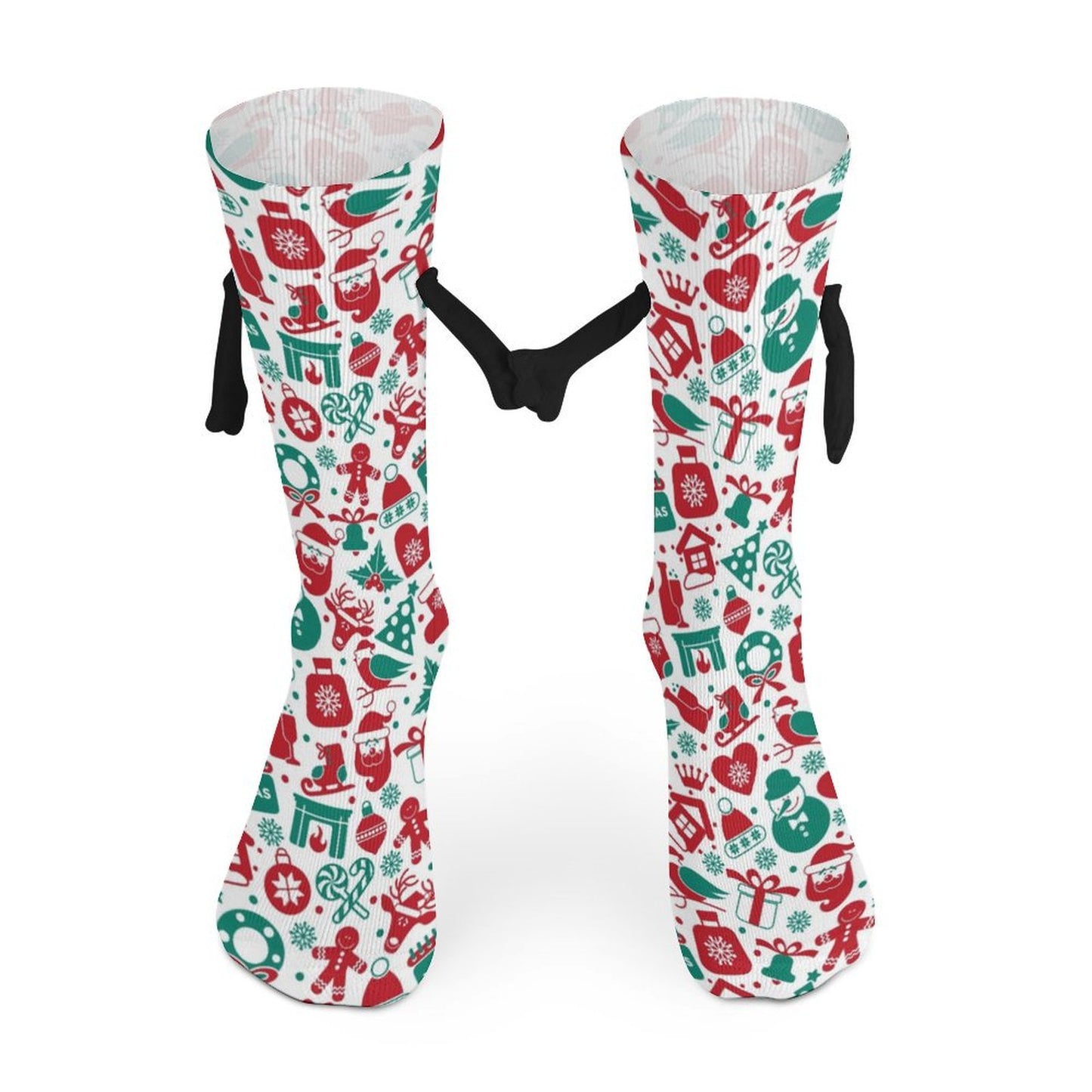 【SNSで話題！】磁石でくっつく手繋ぎ靴下｜写真で贈るオリジナルペアプレゼント