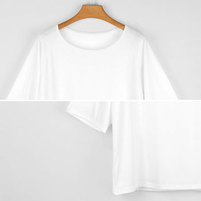 体型カバー＆華奢見せ｜オリジナル・ドルマンスリーブTシャツ｜Sサイズでも胸囲110cm