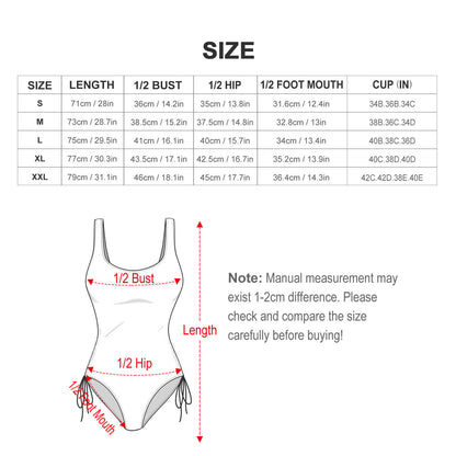 調節可能ストラップ付きワンピース水着 | 取り外しパッド・体型カバー | カスタムプリント対応