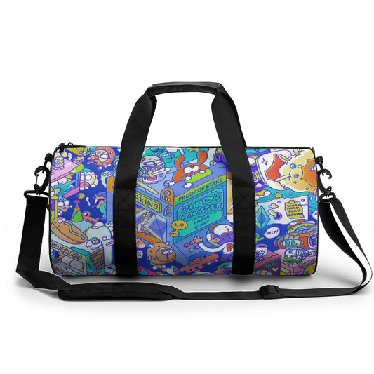 【もう探さない】干湿分離でスマート収納！カスタムできる円筒ジムバッグ｜一泊旅行にも