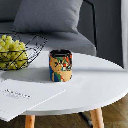 【書斎の品格】名入れ・写真で創るオリジナルレザー灰皿｜上質な大人のギフト