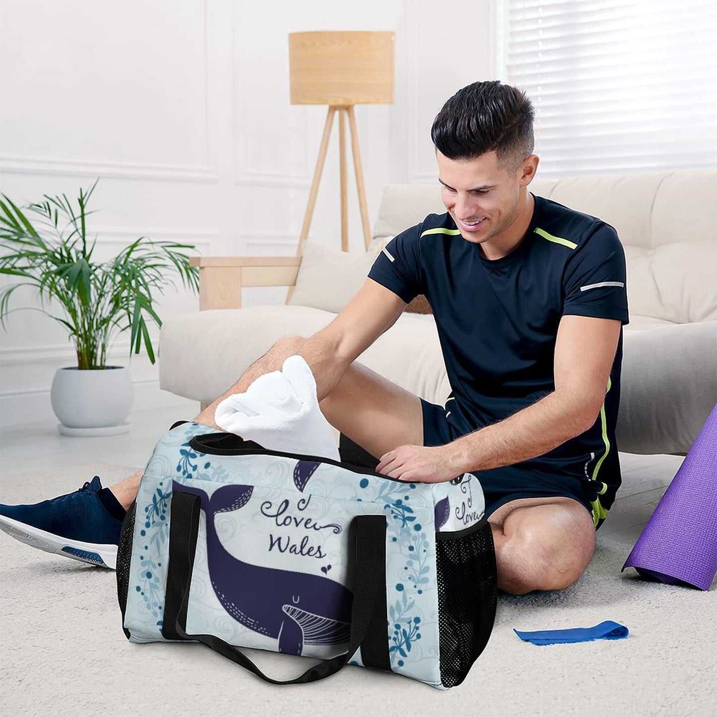 【写真でカスタム】ボストンバッグ オリジナル | 旅行・ジムに最適なダッフルバッグ