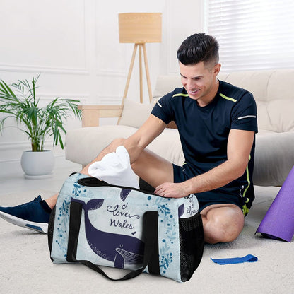 【写真でカスタム】ボストンバッグ オリジナル | 旅行・ジムに最適なダッフルバッグ