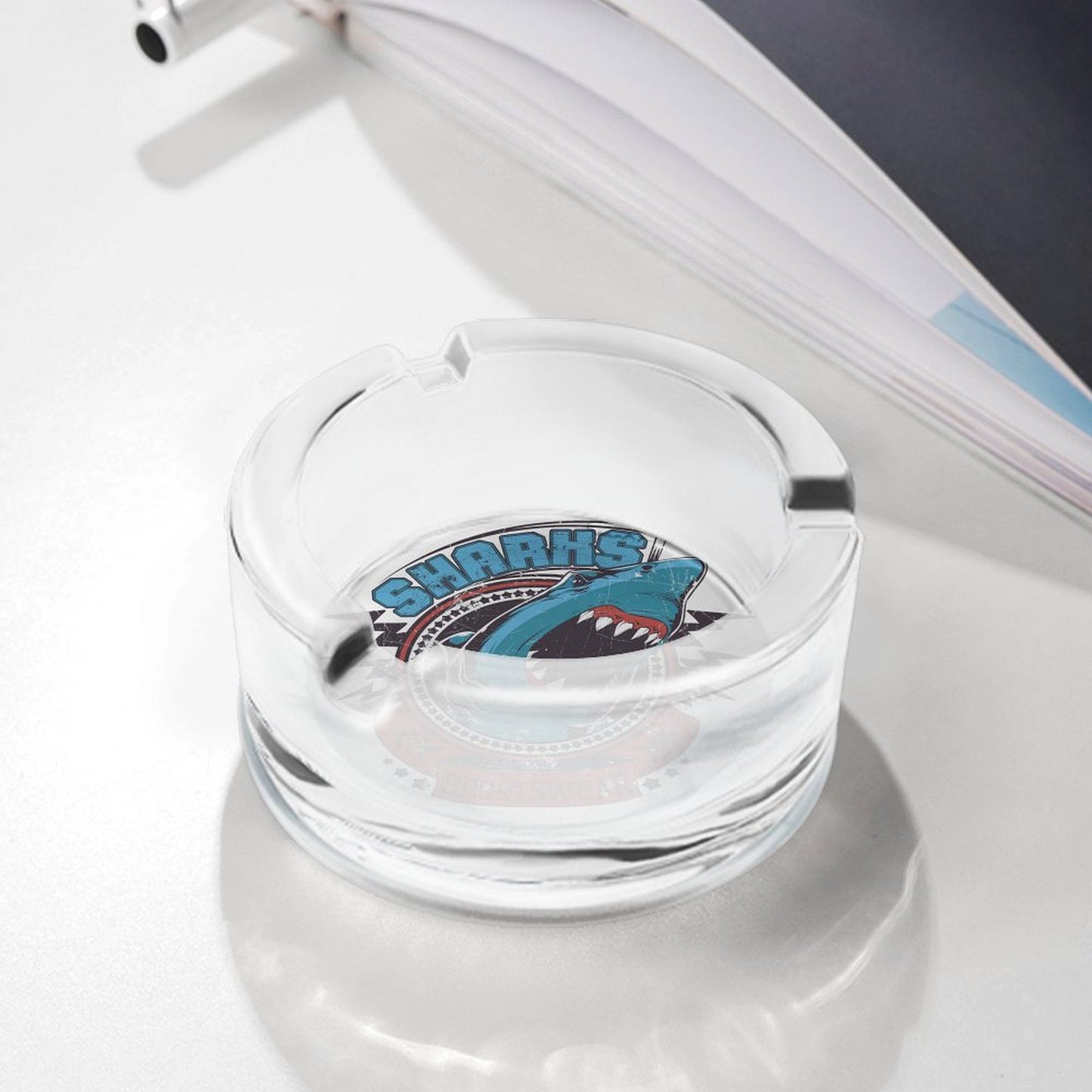 【写真・名入れ】空間を彩るオリジナルガラス灰皿｜おしゃれなインテリアギフトに