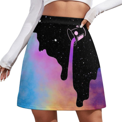 オリジナル ダブルレイヤー ミニスカート | 美脚Aライン＆透け防止 | 1点から作成