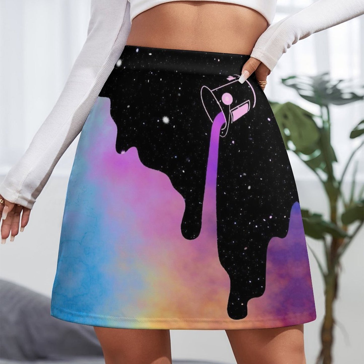 オリジナル ダブルレイヤー ミニスカート | 美脚Aライン＆透け防止 | 1点から作成