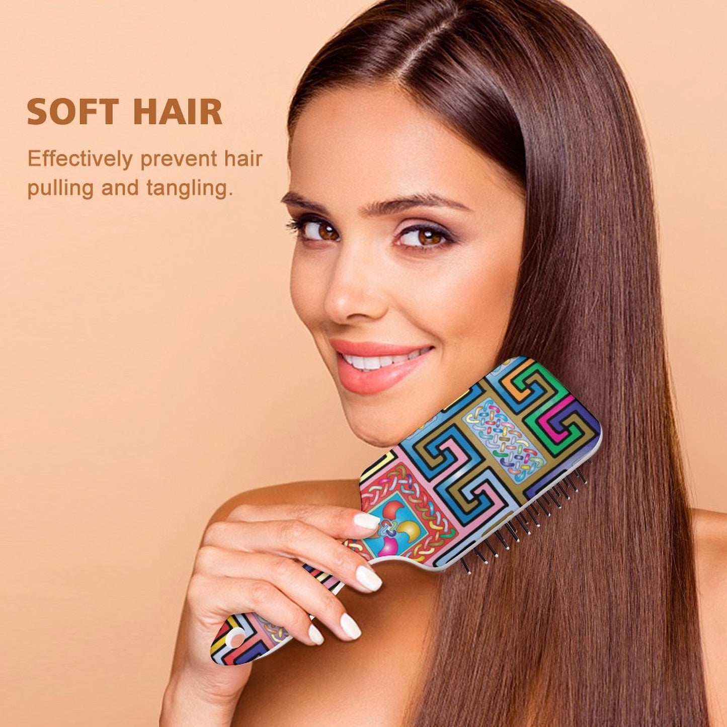 【頭皮マッサージ】カスタム パドルブラシ | エアクッション＆ナイロンピン | オリジナル ヘアケアギフト