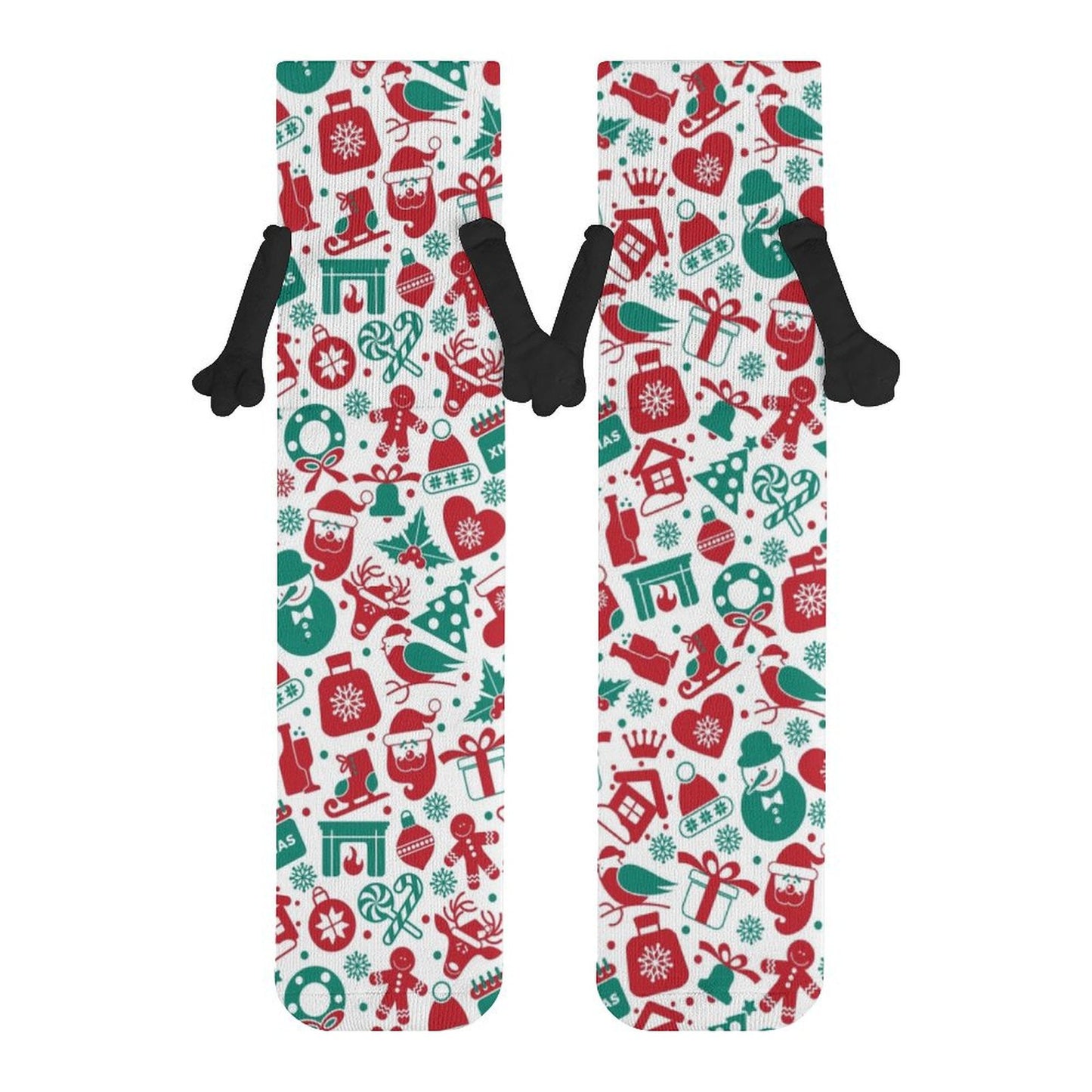 【SNSで話題！】磁石でくっつく手繋ぎ靴下｜写真で贈るオリジナルペアプレゼント