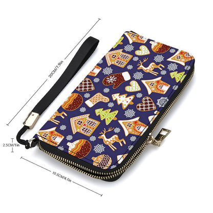 長財布 レディース | スマホが入るラウンドファスナー | オリジナルPUレザー手帳