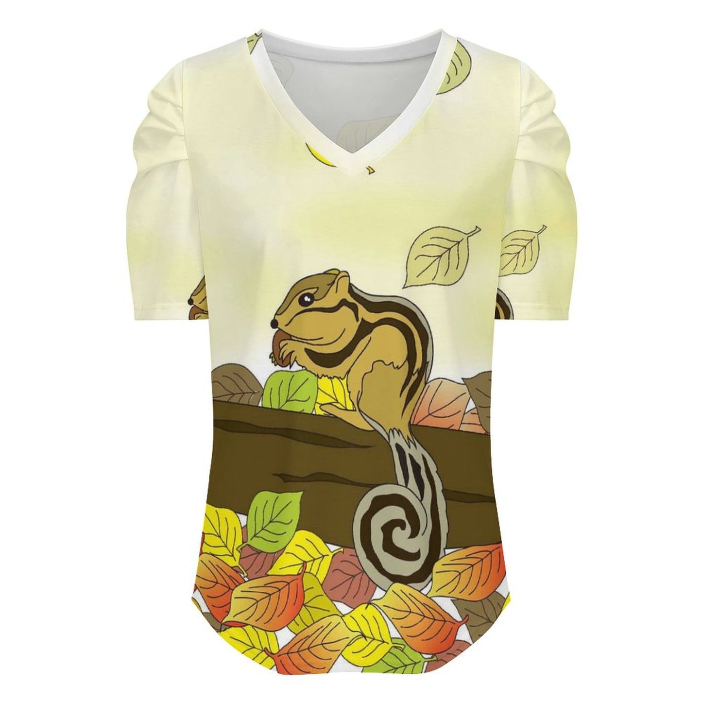 【カスタム可】パフスリーブTシャツ｜大人可愛い・レディース