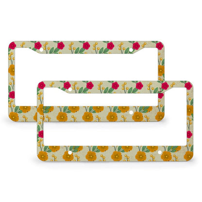 【写真でカスタム】ライセンスフレーム オリジナル (USサイズ/ペア) | おしゃれなナンバーフレーム