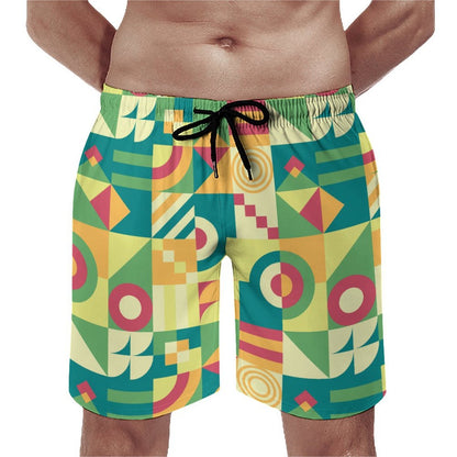 Beach Pants Green, Puzzle, Abstract Pattern
