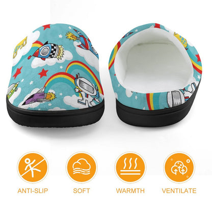 「走らないで！」と、もう怒らない。子供が喜ぶ、滑らないオリジナル室内履き