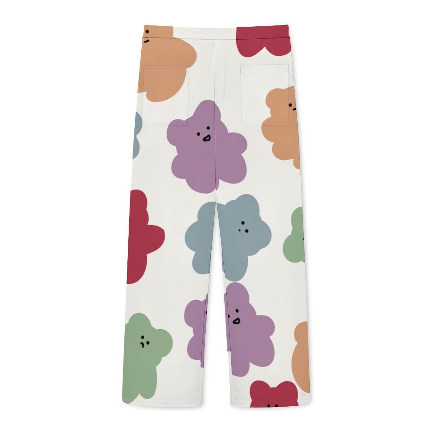 Straight Wide-leg Pants Color-Little Bear-Little Bear Gummy-Repeat