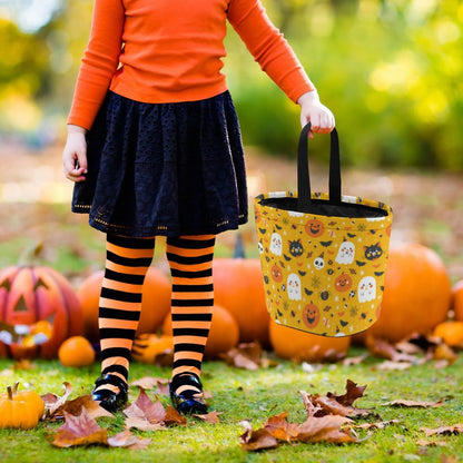 ハロウィン お菓子袋 手提げ | 子供用 トリックオアトリート バッグ | 洗える