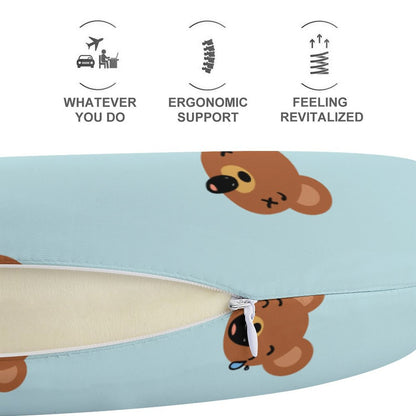 【写真でカスタム】ネックピロー オリジナル | 低反発トラベルピロー オーダーメイド