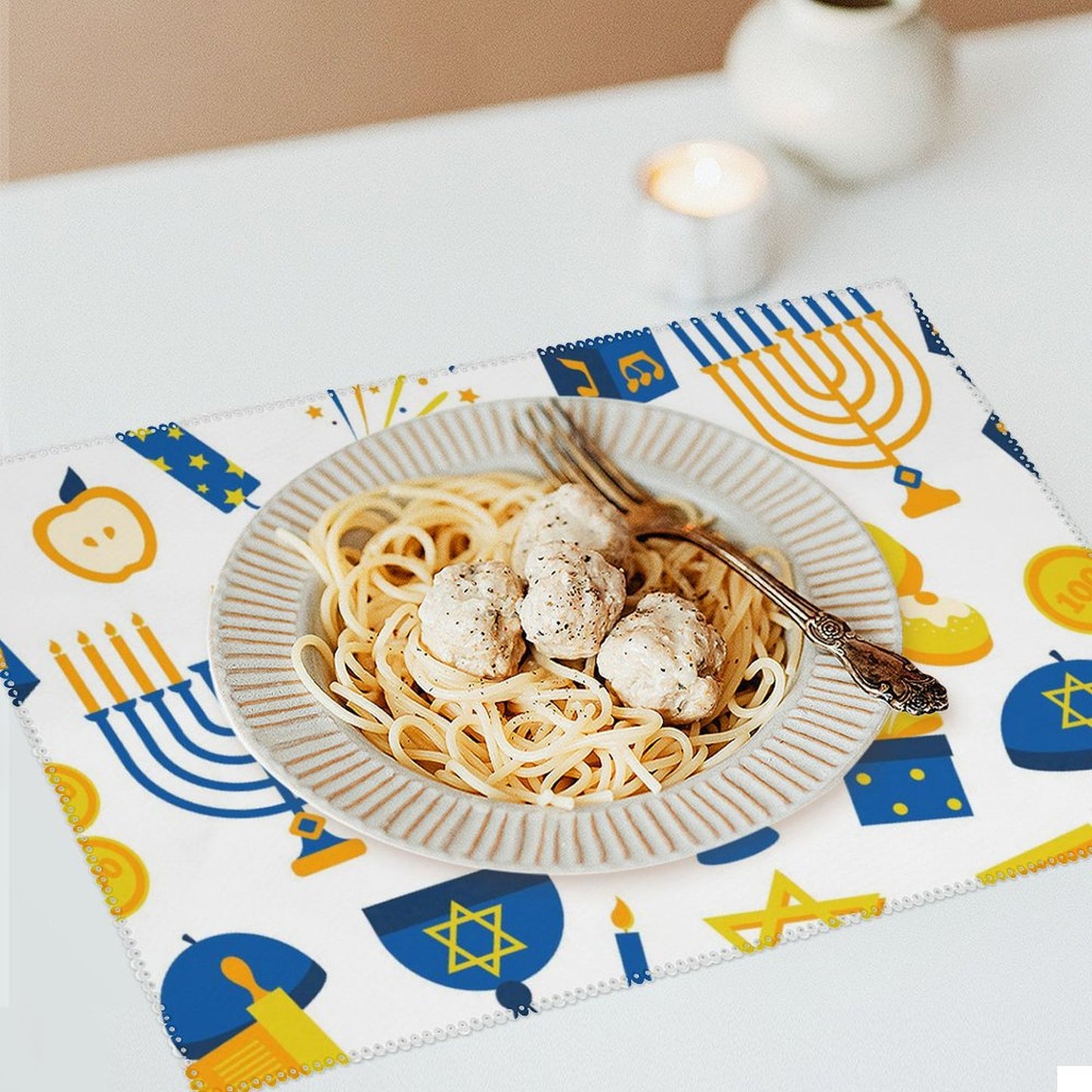 【6枚セット】ゲストが喜ぶ、会話が生まれる。写真で作るオリジナルランチョンマット