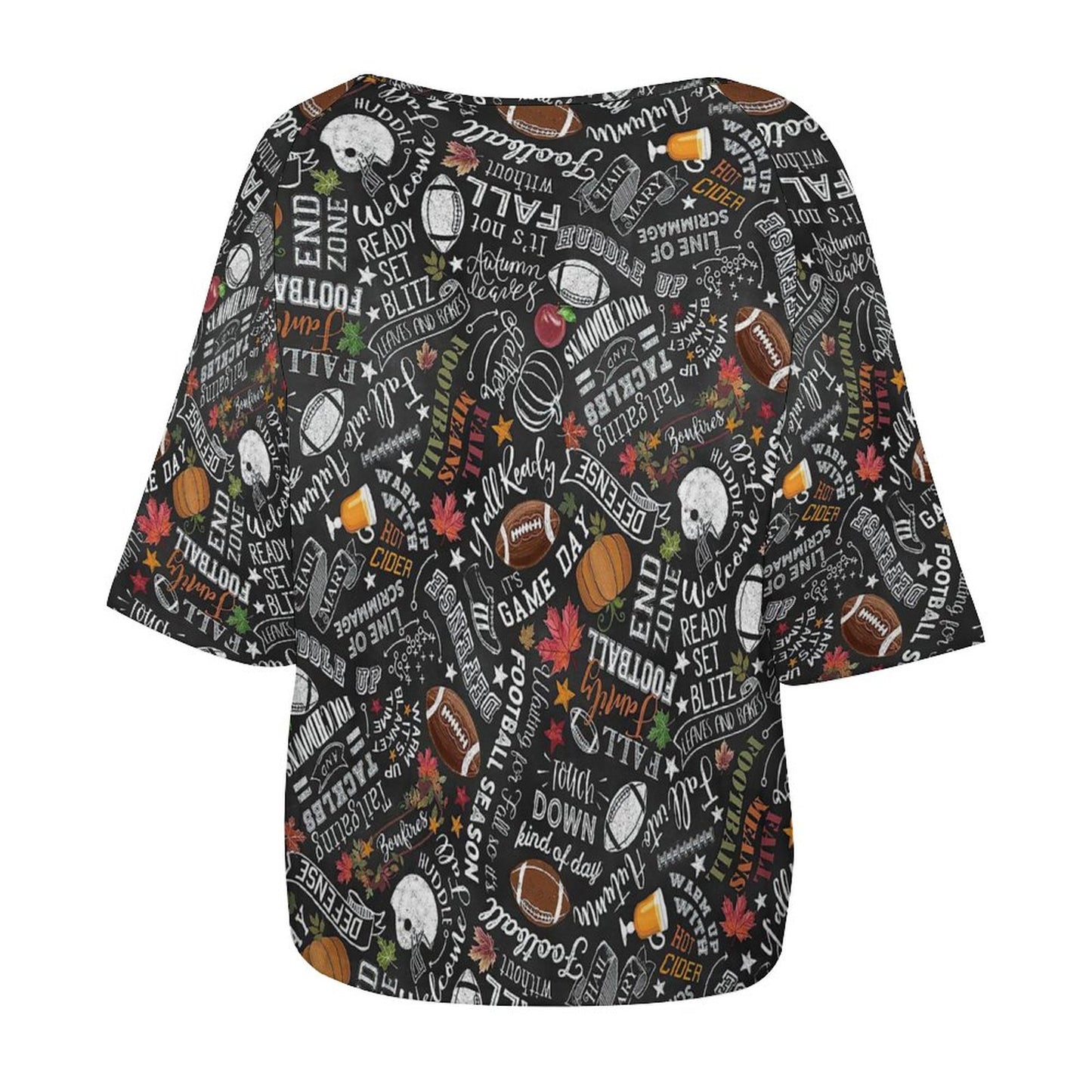 体型カバー＆華奢見せ｜オリジナル・ドルマンスリーブTシャツ｜Sサイズでも胸囲110cm