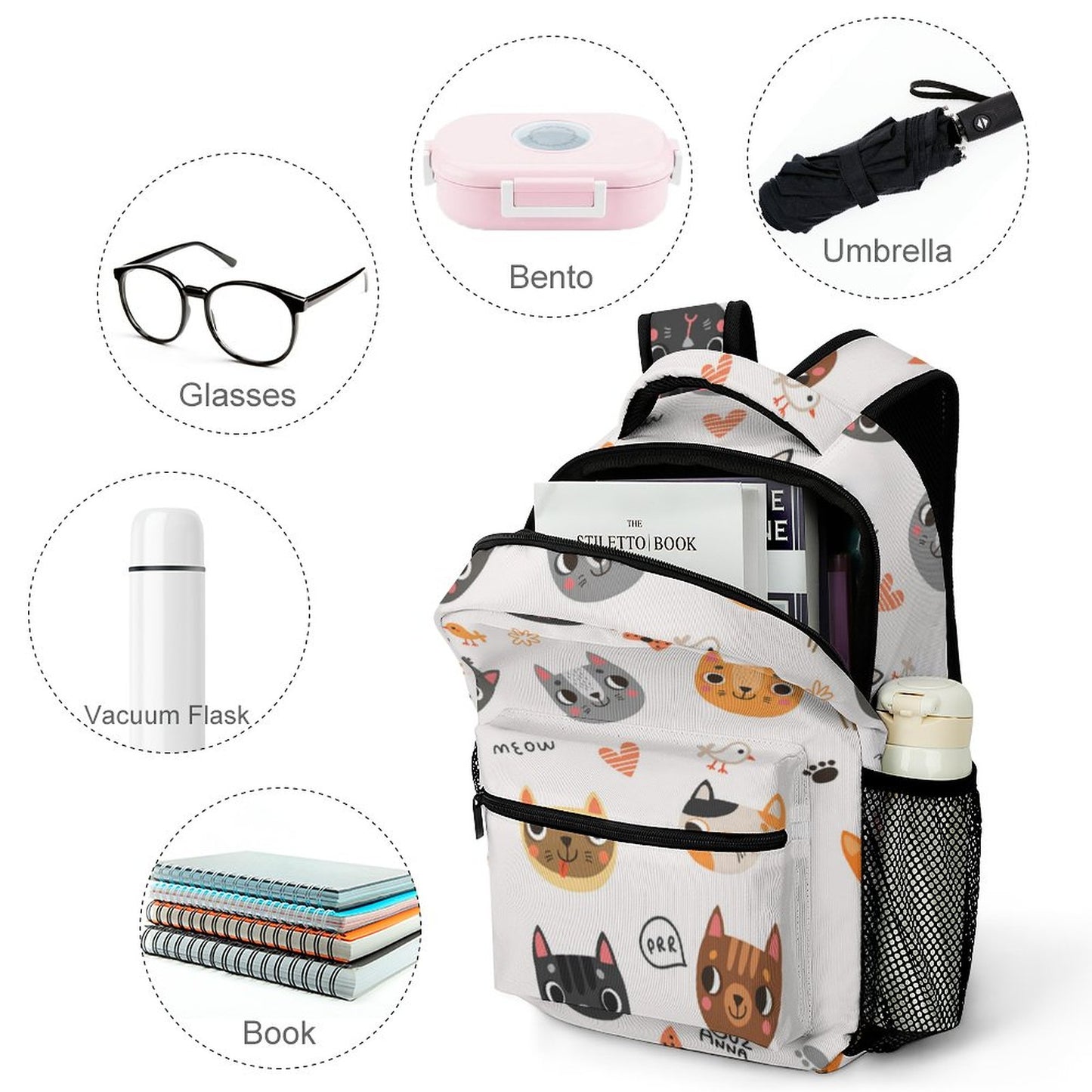 【安全ホイッスル付き】キッズリュック｜小学生の通学に！名前や写真でオリジナル作成