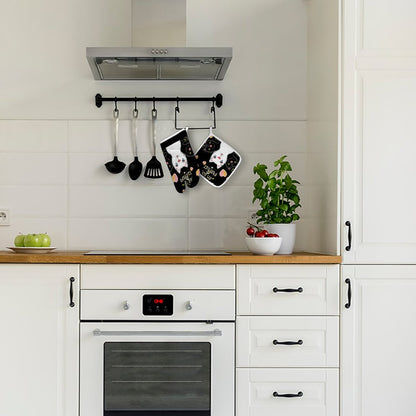 オリジナル 鍋つかみ & 鍋敷き セット | 耐熱ミトン キッチン用品 | 名入れ・写真プリント