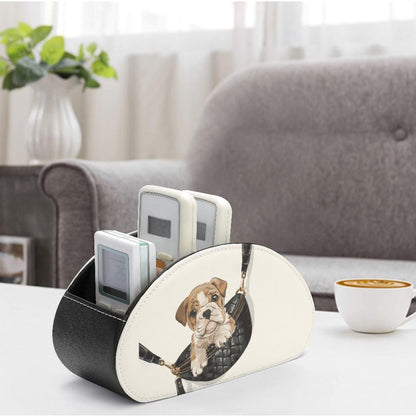 【レザー製】写真で作るオリジナルリモコンラック｜おしゃれな卓上収納・小物入れ