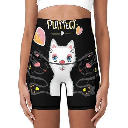 【透け防止・お腹すっぽり】オリジナル マタニティ ヨガ ショートパンツ｜名入れ・プリントカスタマイズ