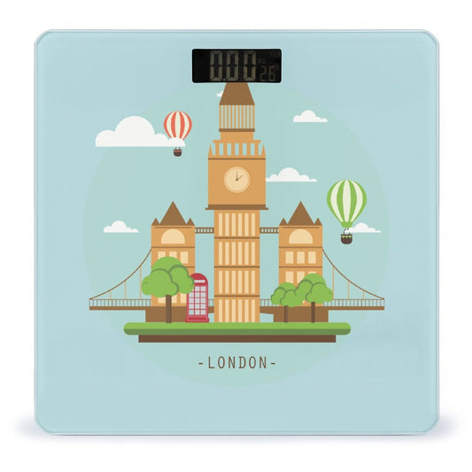 オリジナル 体重計 | 強化ガラス デジタルスケール | 写真プリント