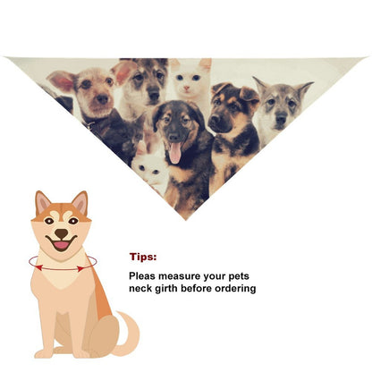 【服が苦手な子に】オリジナル ペット バンダナ 犬猫用 スタイ 名入れ