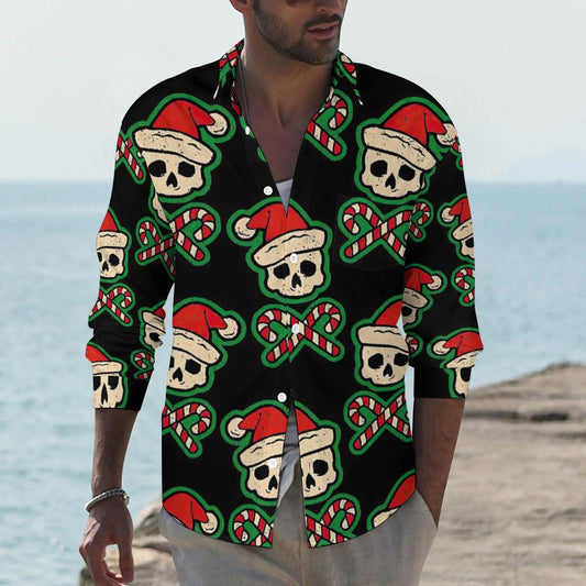 4WAYストレッチ 長袖シャツ | ポケット付き・ノーアイロン | S-6XL