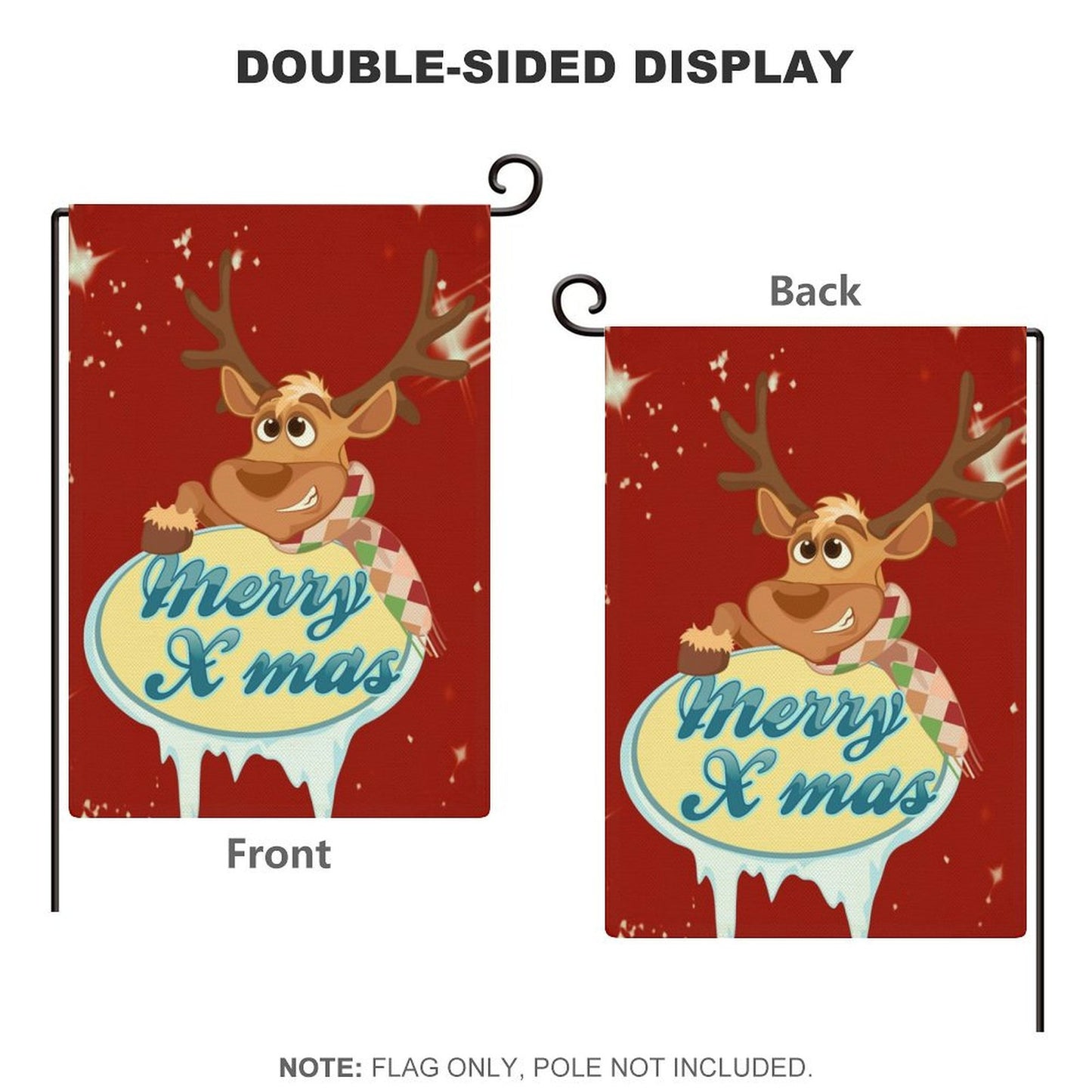 庭を愛するあなたへ。リネンで創る、両面印刷のオリジナルガーデンフラッグ