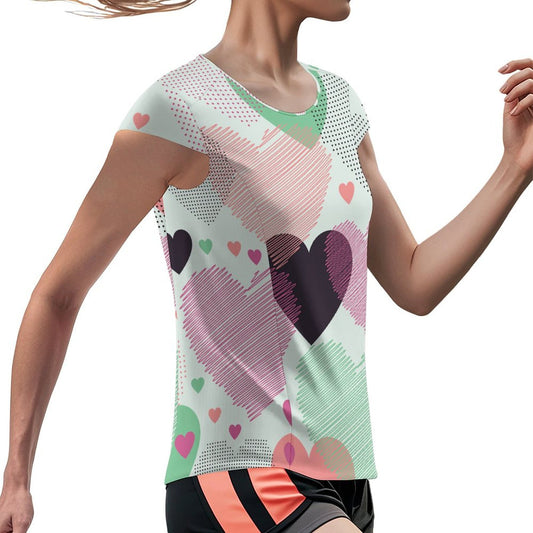 レディース Tシャツ UPF50+｜カスタム速乾｜写真プリント