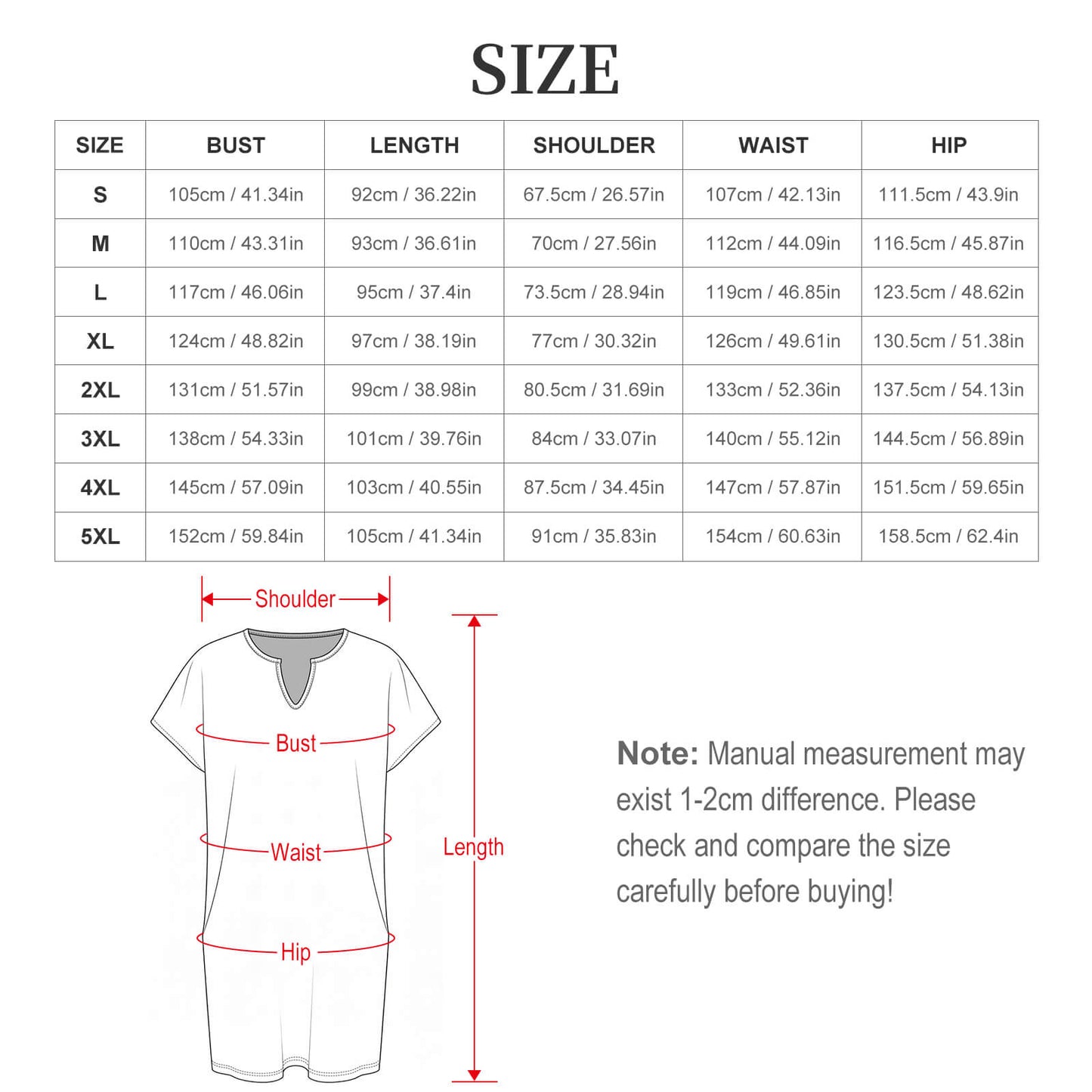 Women's Casual V-Neck Dress Nature View Paintings