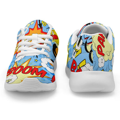 【フライニット】男女兼用 軽量エア・スニーカー | 保温＆通気 飛織シューズ | オリジナルプリント