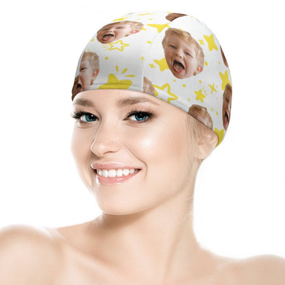 水泳帽 メッシュ素材なし | 布製 スイムキャップ おしゃれ | ロングヘア対応