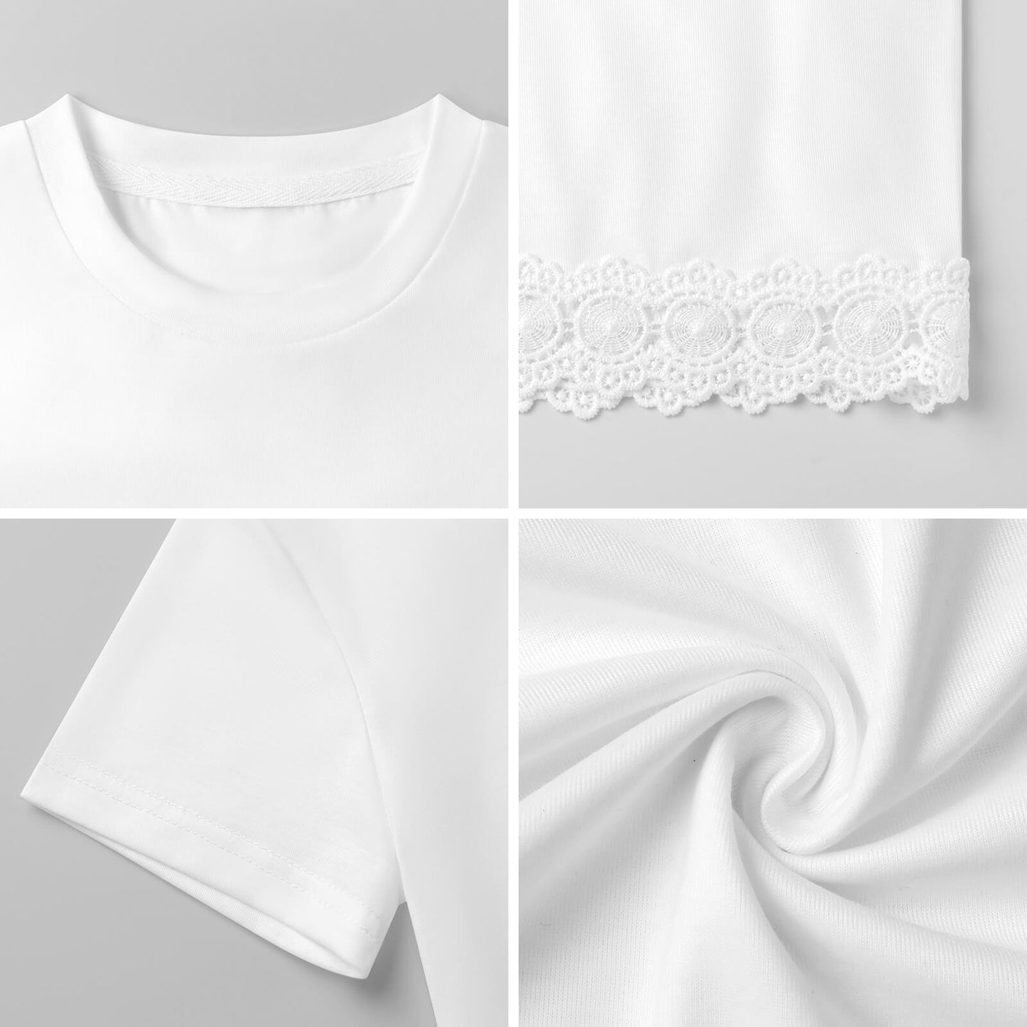 キッズ フリル裾 半袖Tシャツ（熱転写カスタムプリント対応）
