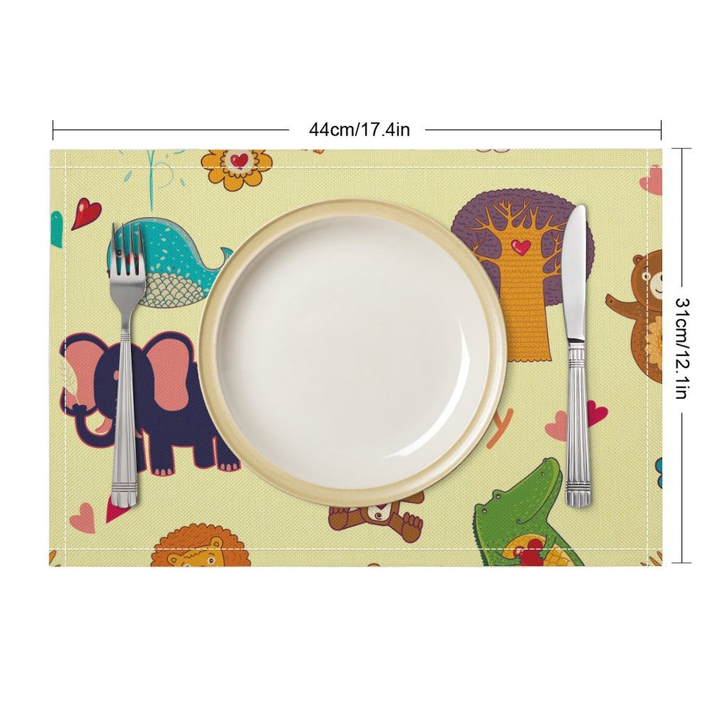 【一枚の、アートな時間】リネン素材で作る、オリジナルランチョンマット